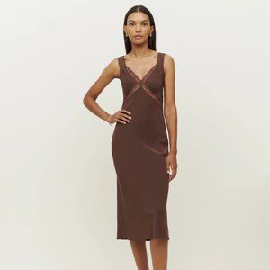 Reformation Provence Silk Dress NWT